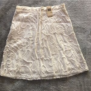 Cream Pattern Skirt *NWT